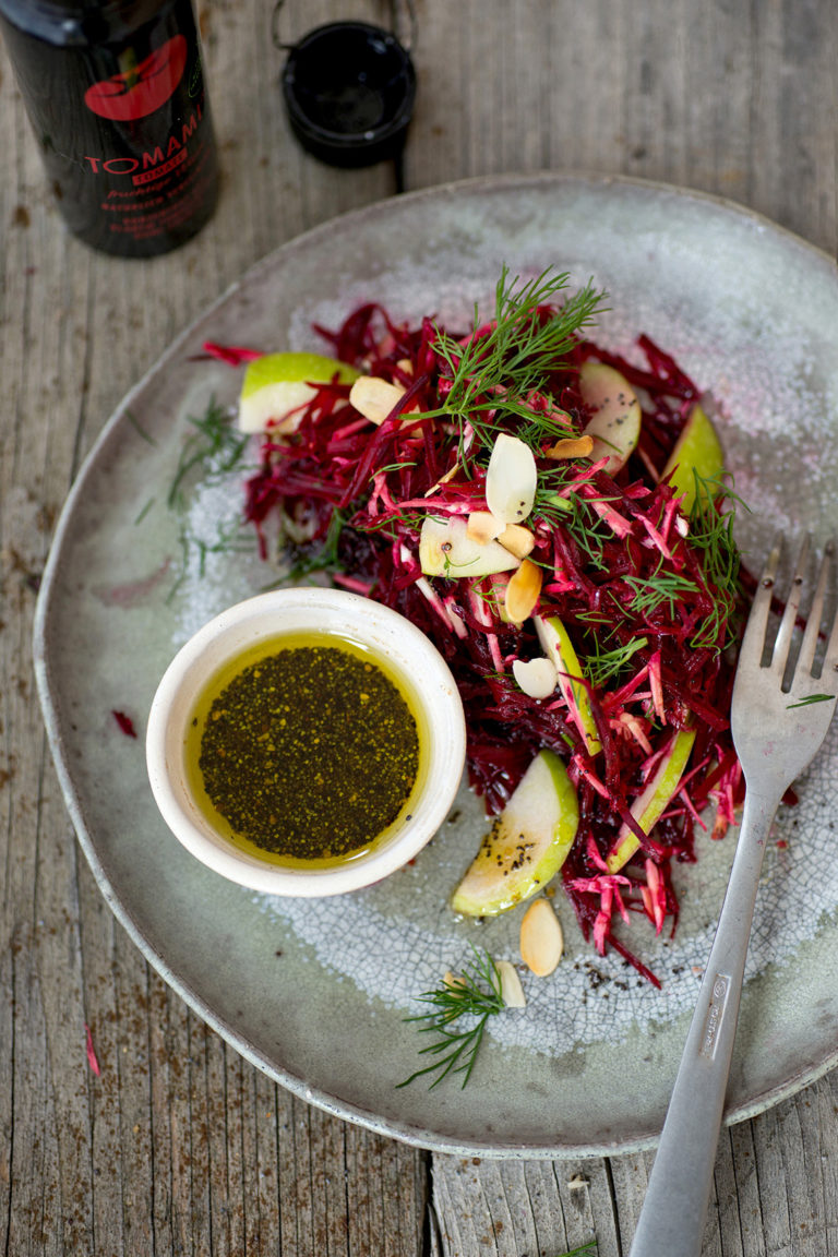 Teaser Beetroot and Apple Salad with Horseradish