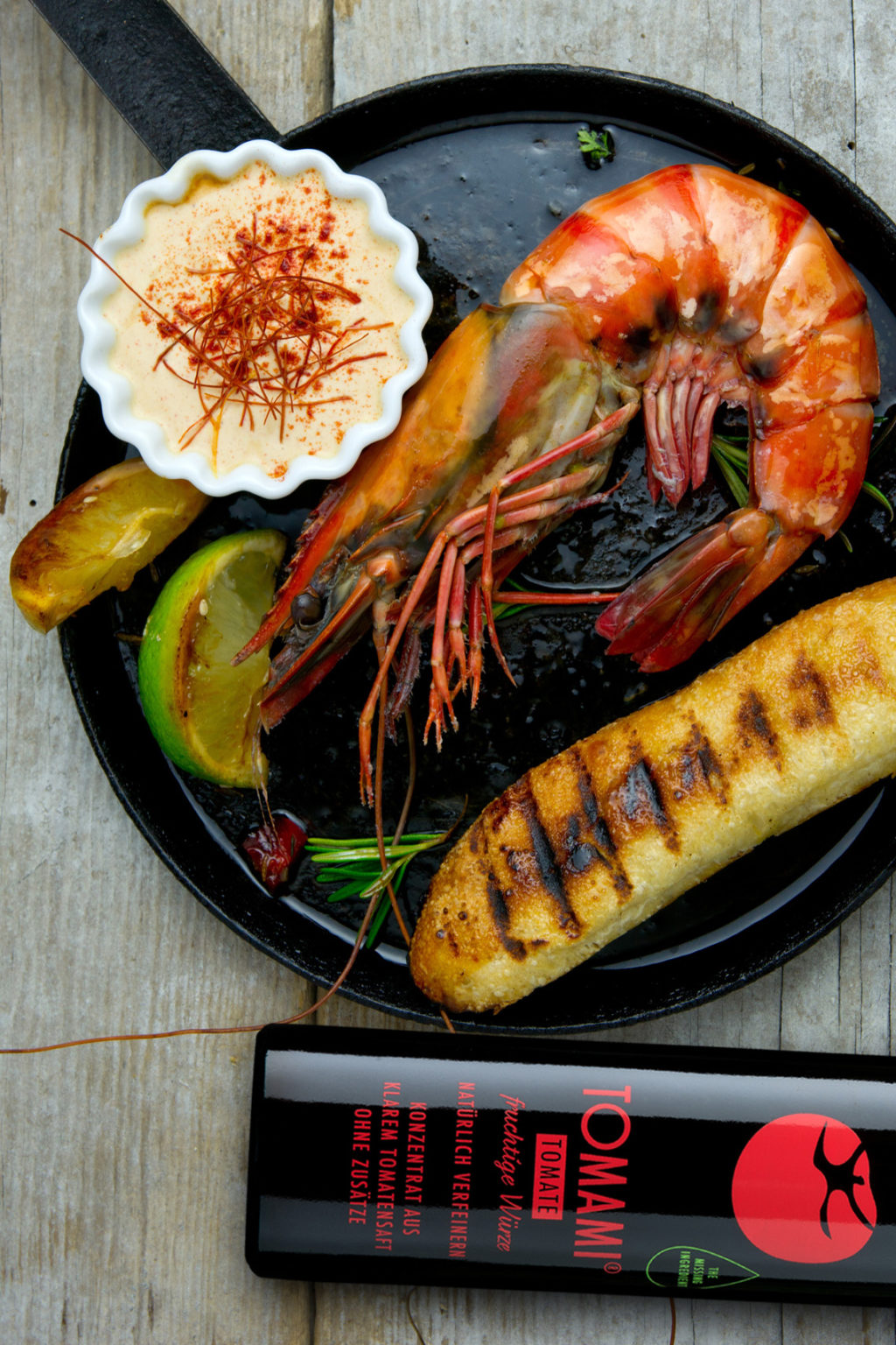 Gambas mit Tomami-Cocktailsoße : TOMAMI®