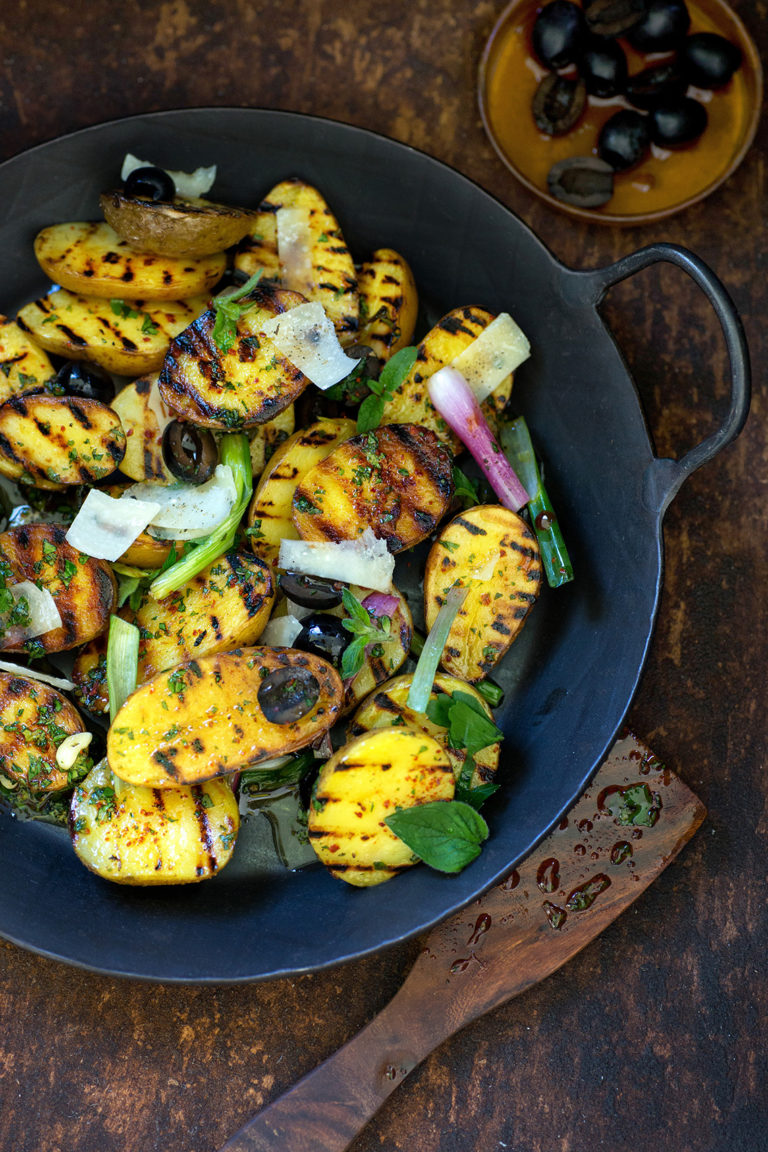 Teaser Grilled potato salad