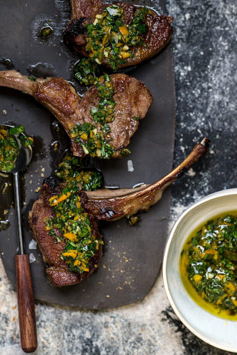 Teaser Lamb chops with Tomami gremolata