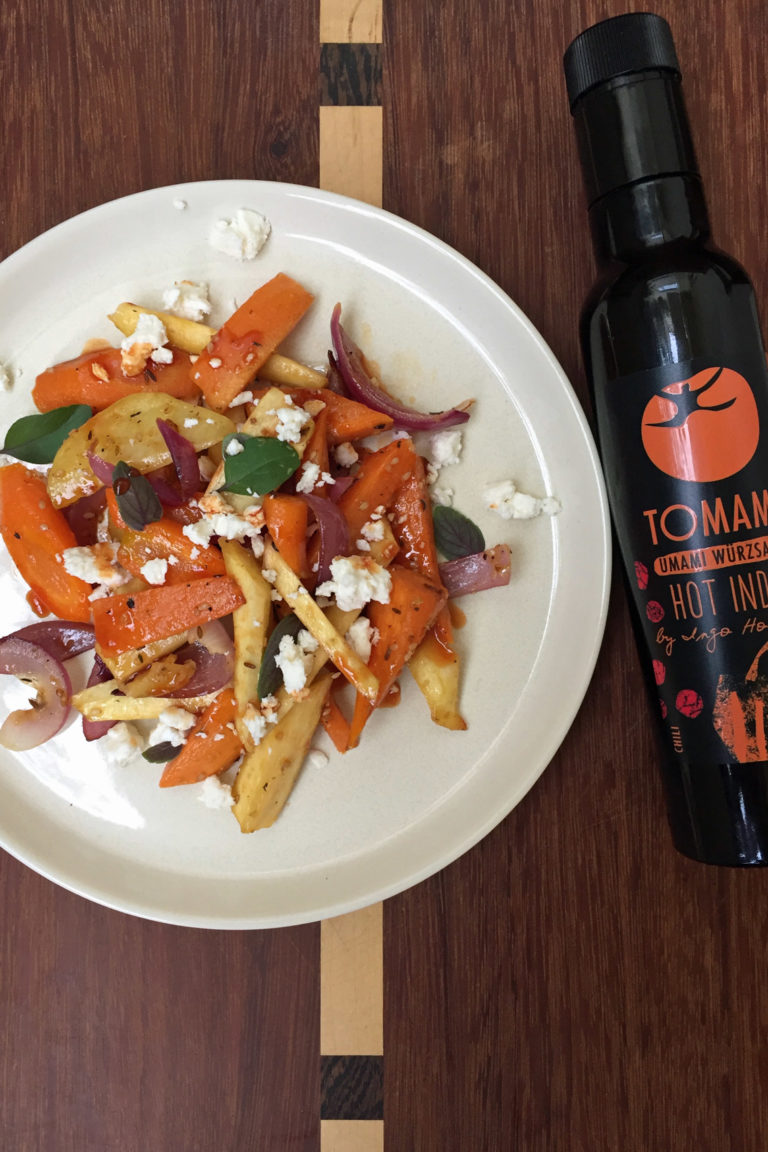 Teaser ROASTED VEGETABLE SALAD WITH CRUMBLED FETA