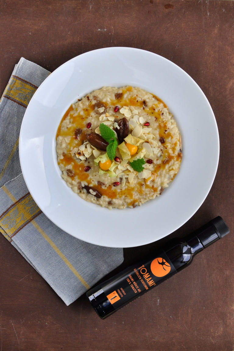 Teaser Risotto mit Datteln und Kokos