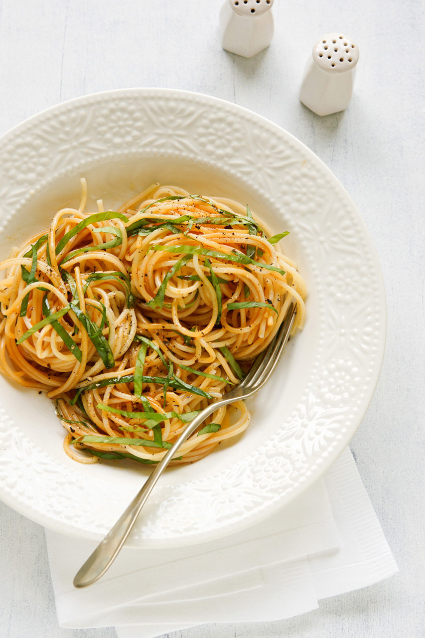 Spaghetti Olio e Basilico