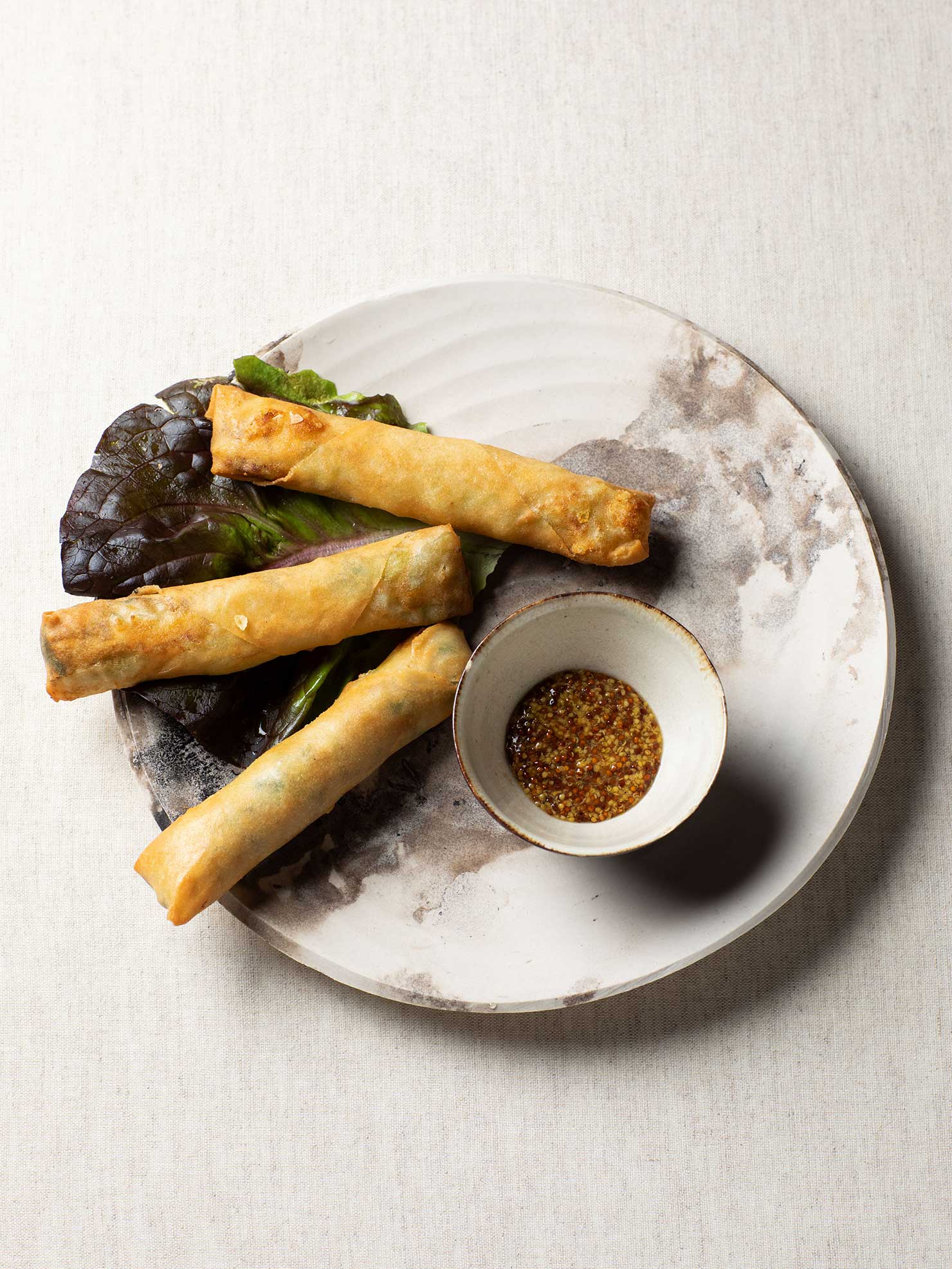 Deep-fried spring rolls