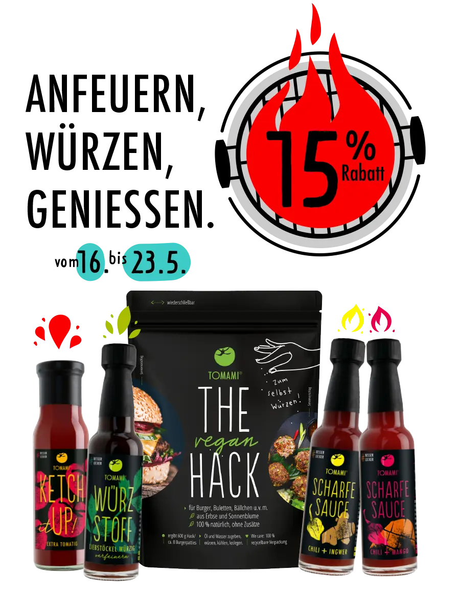 Anfeuern, würzen, genießen. Grillaktion mt 15 % Rabatt im Shop.