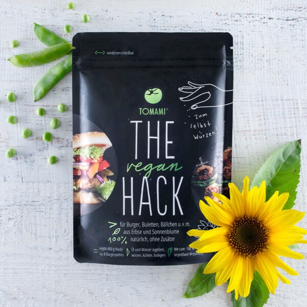 TOMAMI The Vegan Hack • 200 g • mit Zutaten
