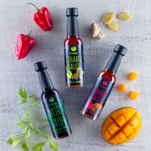 Tischwürzen • Würzstoff • CHILI+INGWER • CHILI+MANGO