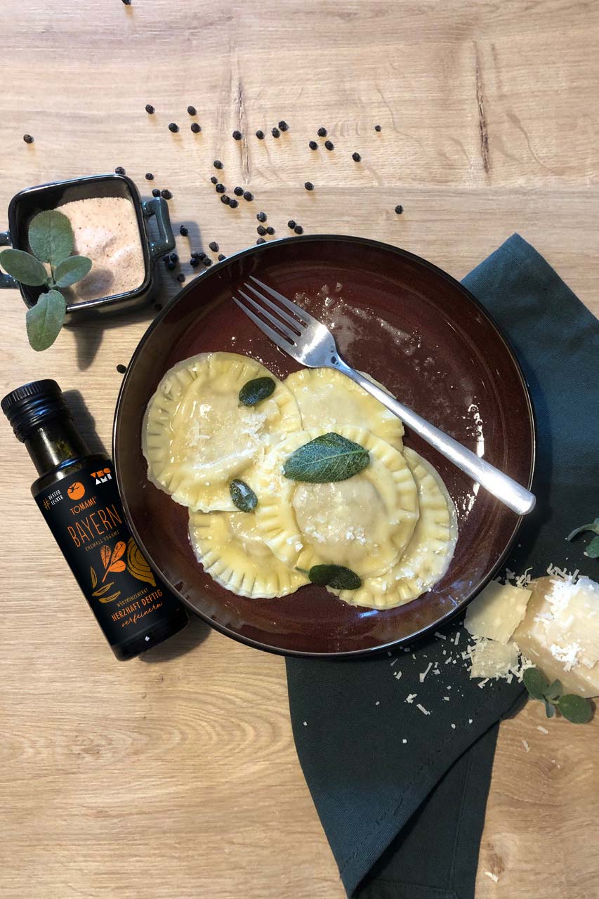 Maronen-Ravioli