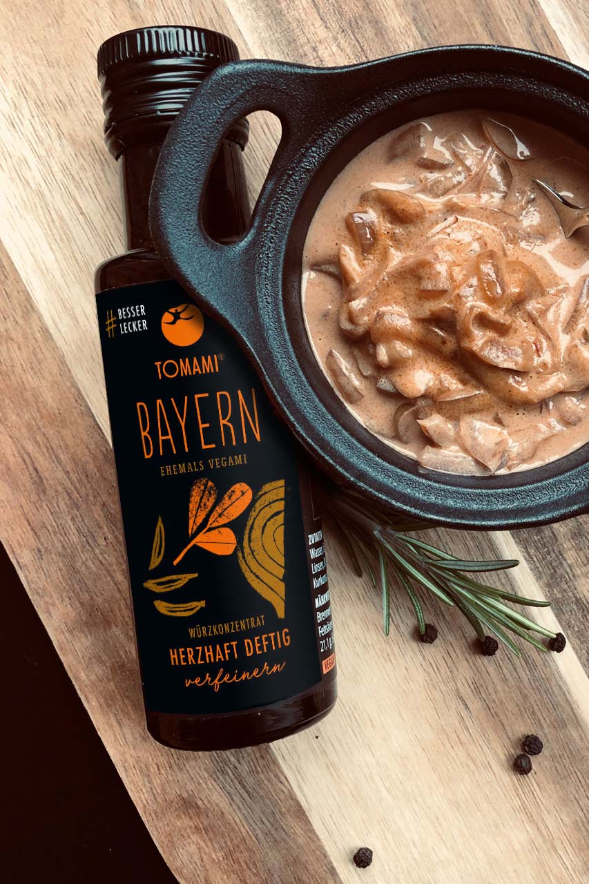 Vegane Bratensauce mit TOMAMI Bayern