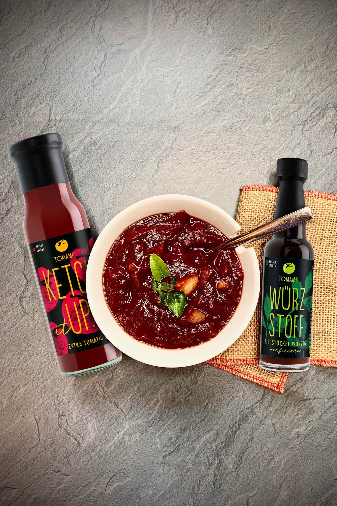 Smoked BBQ-Sauce mit TOMAMI Ketchup und Würzstoff
