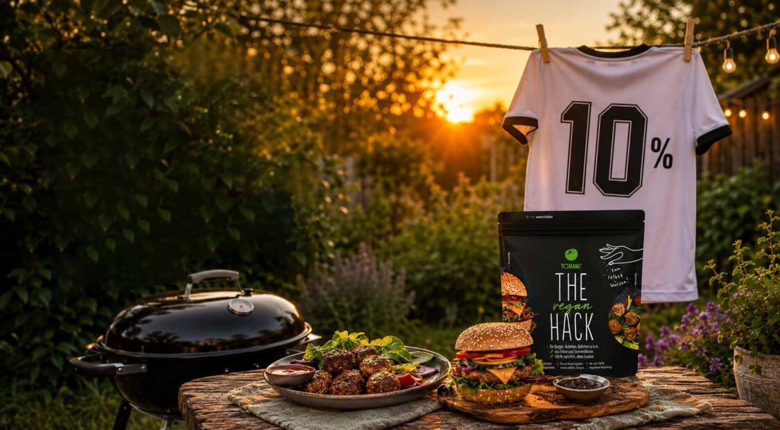 10 % Rabatt The vegan Hack!