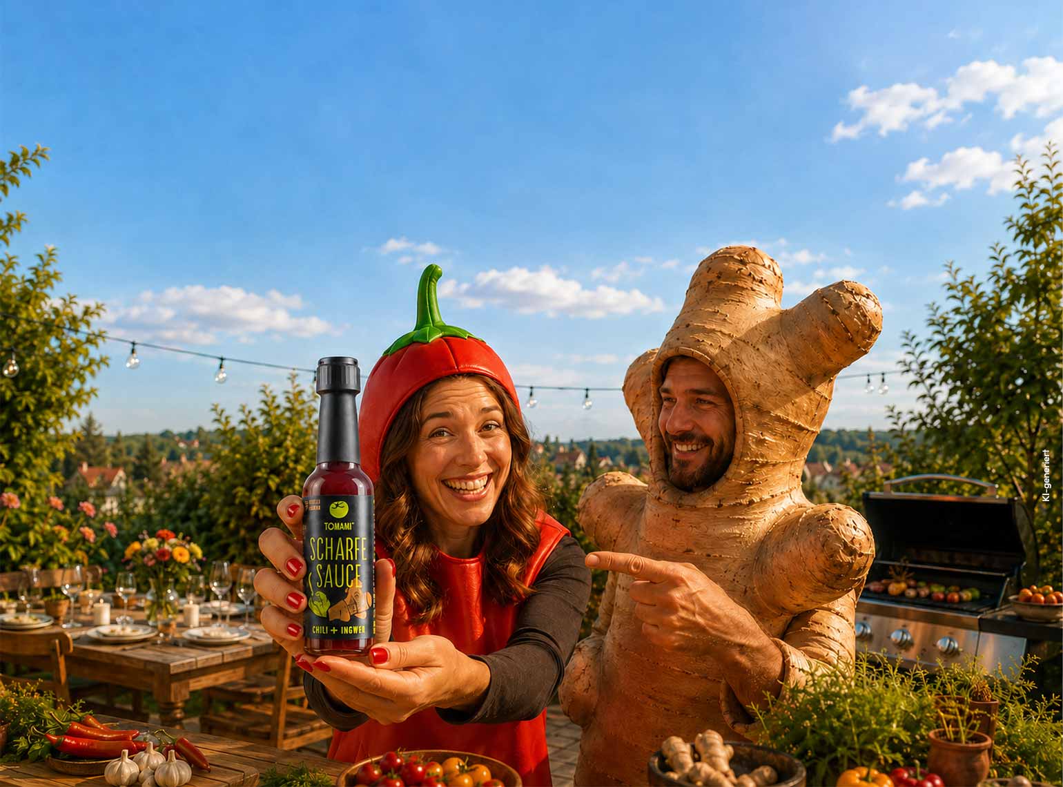 Scharfe Sauce CHILI+INGWER mit 15 % Rabatt